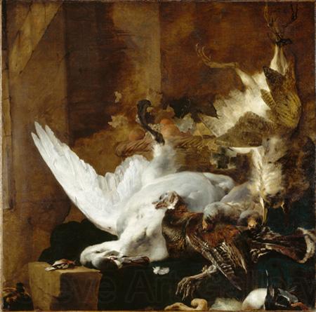 Jan Baptist Weenix Still Life with a Dead Swan France oil painting art